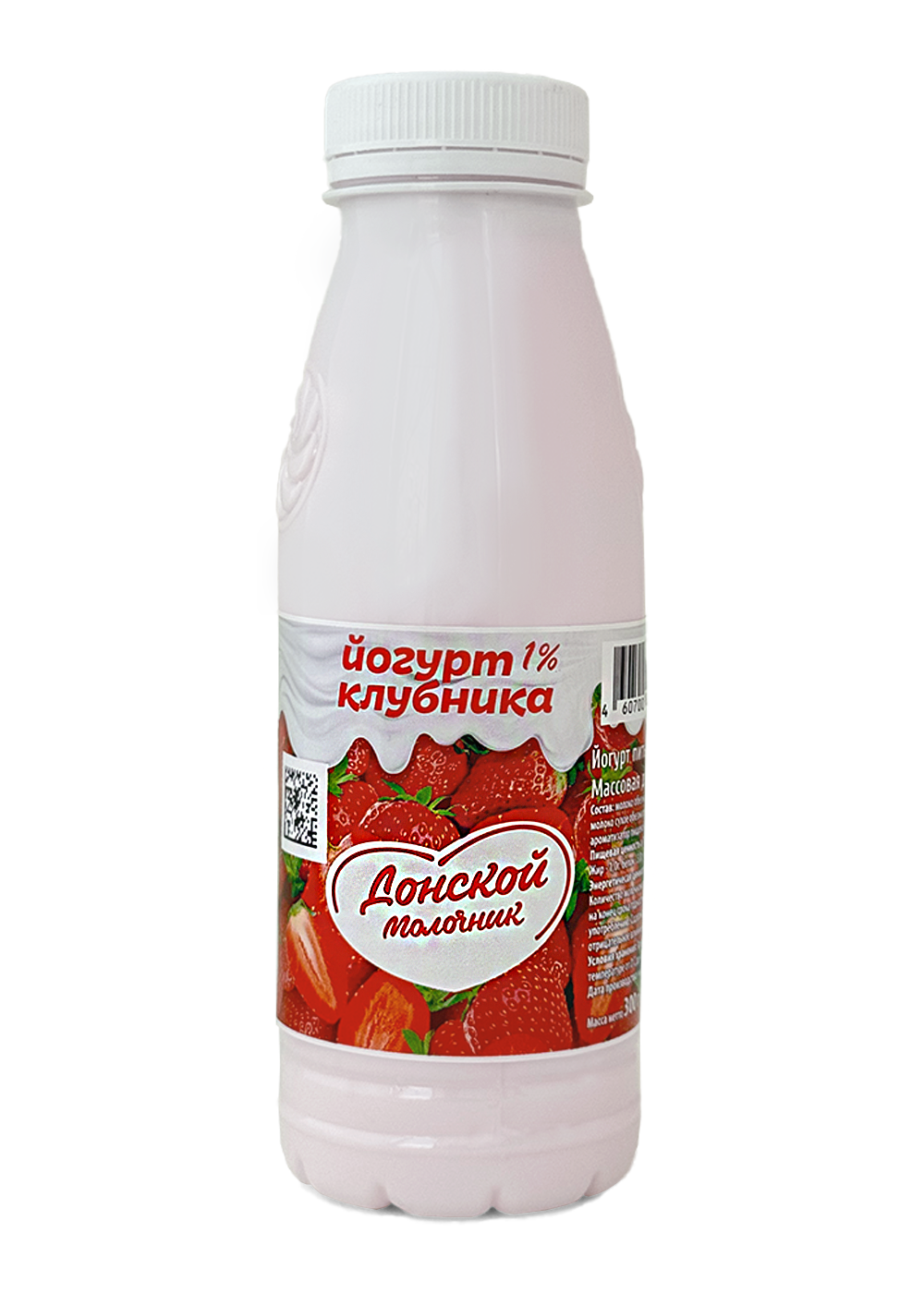 Йогурт со вкусом клубники «Донской молочник»