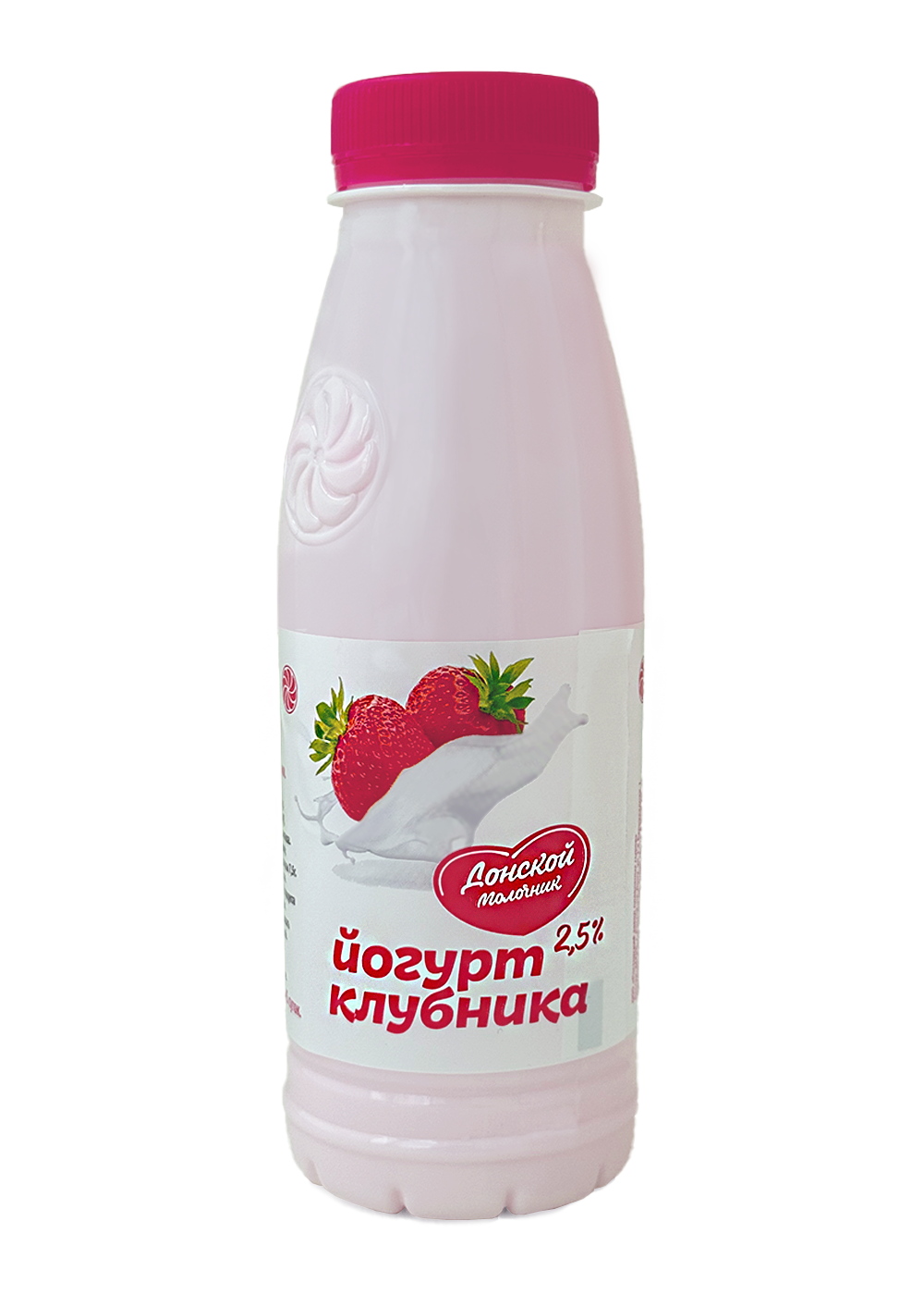 Йогурт со вкусом клубники «Донской молочник»